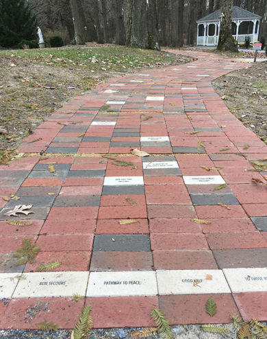 Sisters of Bon Secours, personalized brick